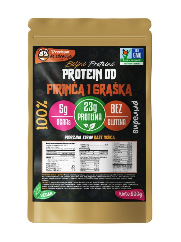 Protein pirinča i graška PROTEIN OD PIRINČA I GRAŠKA